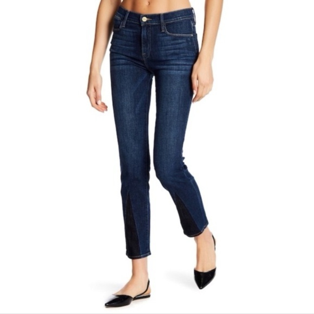 Frame Le High Straight Gusset Jeans